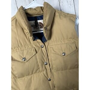 Women's Vintage The NorthFace Puffer Vest Goose Down Warm Size M